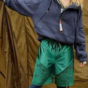 Free People Roster Shorts Heritage Green M